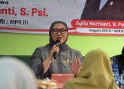 Agita Nurfianti Sosialisasikan Empat Pilar MPR RI kepada Siswa SMPN 2 Marga Asih